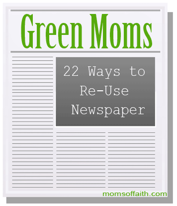 22 Ways to Re-Use Newspaper