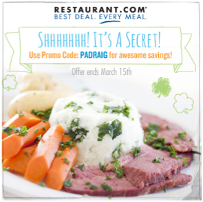 Restaurant.com Secret Deal