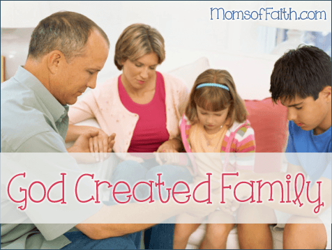 God Created Family #family #moms #MOF