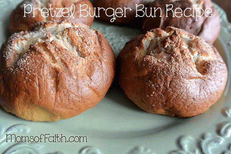 Pretzel Burger Bun Recipe #recipe