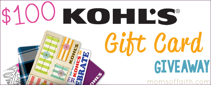 $100 Kohl's Gift Card Giveaway #giveaway #kohls