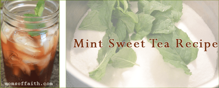Mint Sweet Tea Recipe #mint #sweettea #tea #recipe