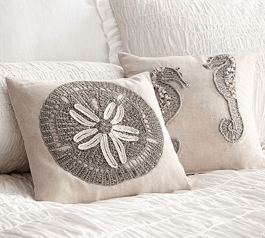 Summer Decor Idea: Sea Creature Pillow Covers #decor #summer #PotteryBarn