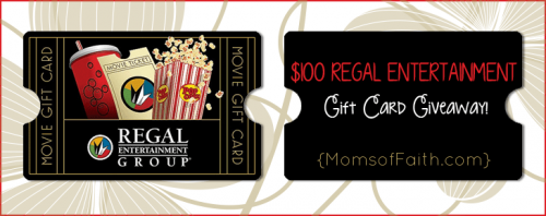 $100 Regal Entertainment Gift Card Giveaway!