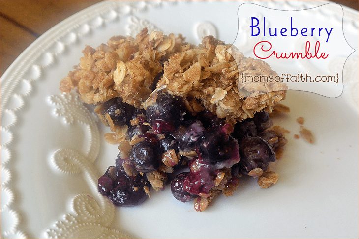 Blueberry Crumble Recipe #blueberry #recipe #4thofjuly #blueberrycrumble