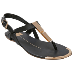 black gold dolce vita sandal #fashion #blackandgold #sandals