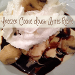 Freezer Cookie Dough Bites #Recipe #cookiedough #chocolate