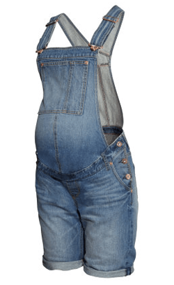 MAMA Bib Overall Shorts #fashion #overalls #maternity