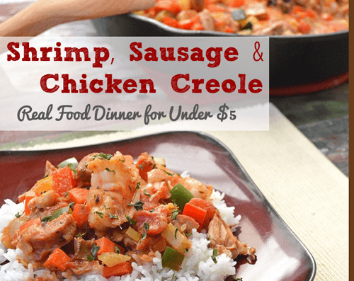 Shrimp, Sausage and Chicken Creole #recipe #chicken