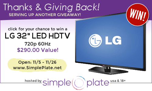 LG HDTV Giveaway